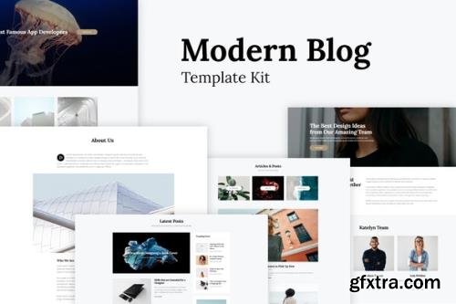 ThemeForest - Katelyn v1.0.0 - Modern Blog Template Kit (Update: 13 October 20) - 26032122