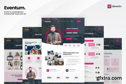 ThemeForest - Eventum v1.0.0 - Event & Conference Elementor Template Kit - 35996947