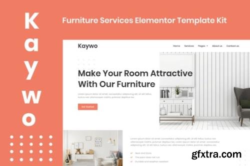 ThemeForest - Kaywo v1.0.0 - Furniture Services Elementor Template Kit (Update: 15 December 21) - 28979969