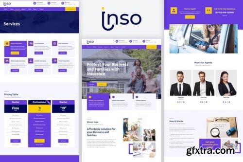 ThemeForest - Inso v1.0.0 - Insurance Business Elementor Template Kit - 35919059