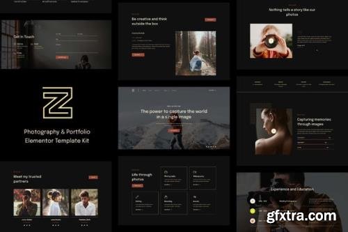 ThemeForest - Zenin v1.0.0 - Photography & Portfolio Elementor Template Kit - 36008100