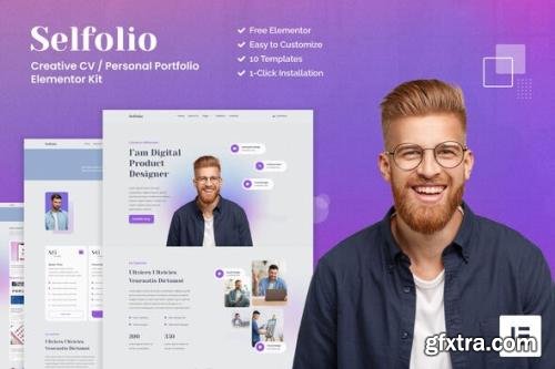 ThemeForest - Selfolio v1.0.0 - Creative CV Elementor Template Kit - 35975529