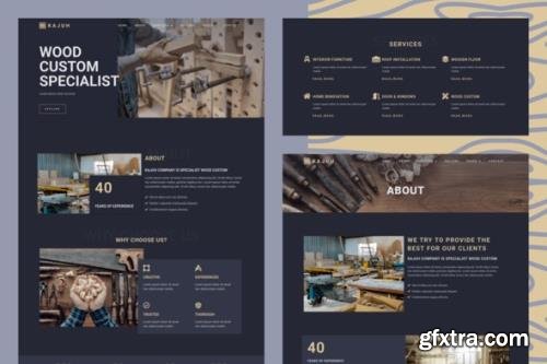 ThemeForest - Kajuh v1.0.0 - Carpenter Elementor Template kit (Update: 15 December 21) - 30338135