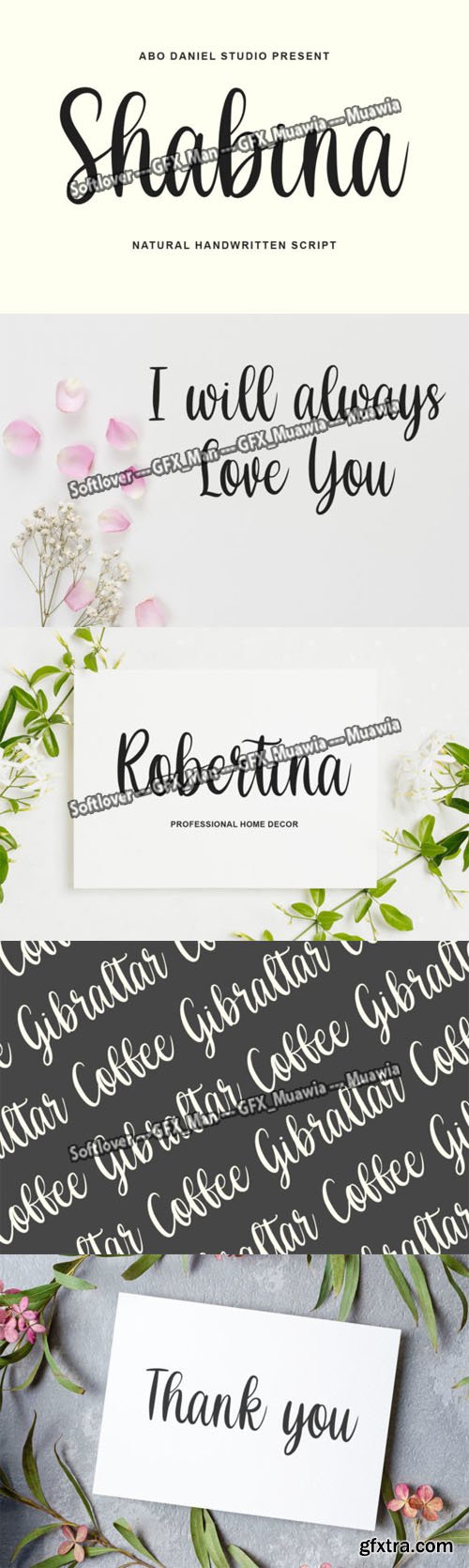 Shabina - Natural Handwritten Script Font