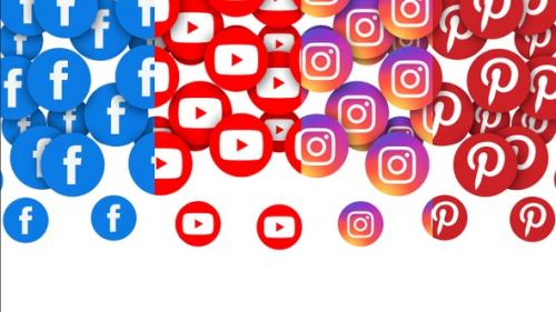 Videohive - Social Media - Falling Transitions 10 Clips - 34943803 - 34943803