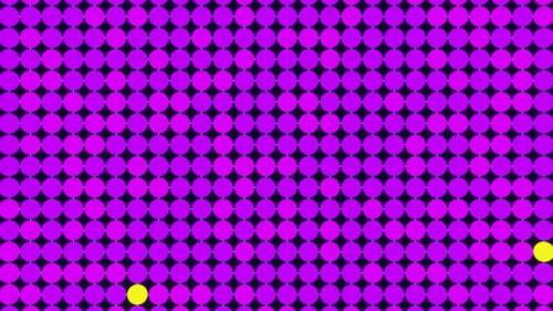 Videohive - VJ Loop Panel of Flashing Multicolored Dots - 34950509 - 34950509