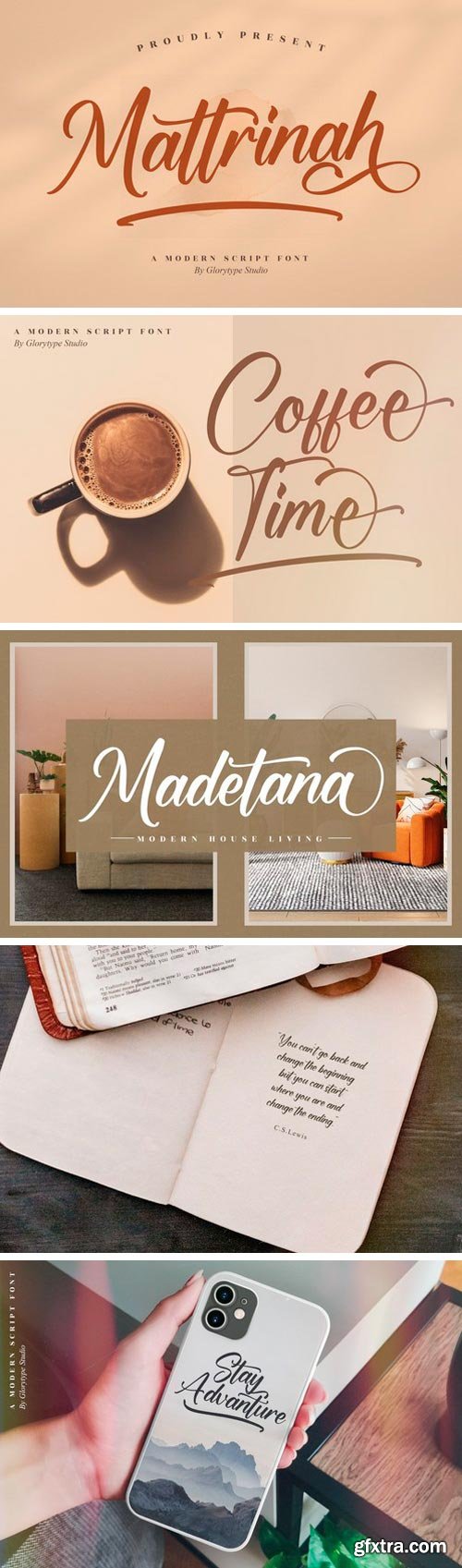 Mattrinah Script Font