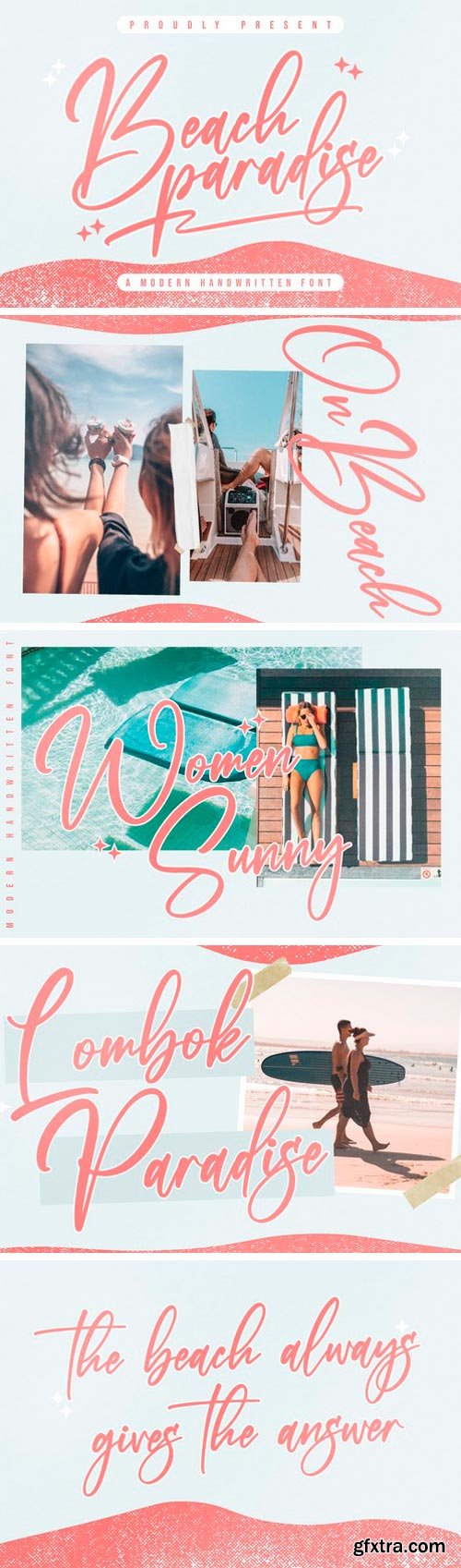 Beach Paradise Script Font