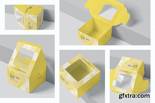 Cupcake Box Mockups