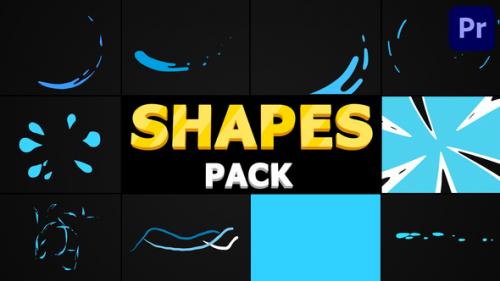 Videohive - Shapes Pack | Premiere Pro MOGRT - 36016705 - 36016705