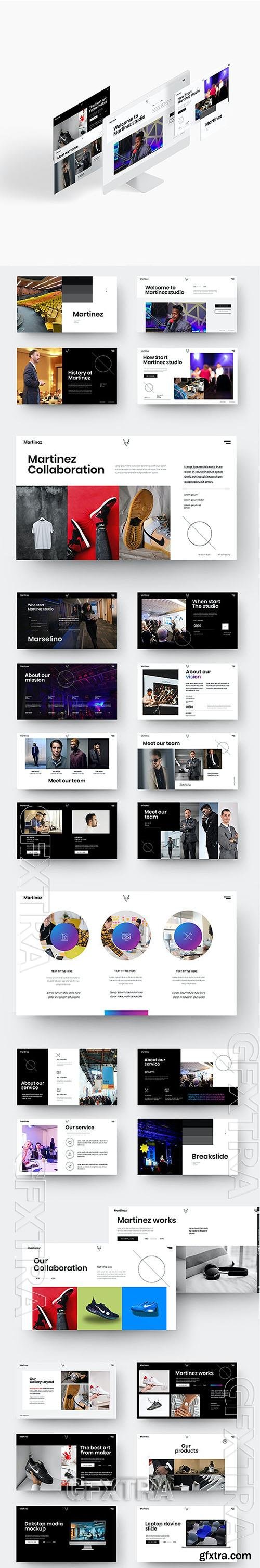 Martinez – Business Presentation Powerpoint, Keynote and Google Slides Templates