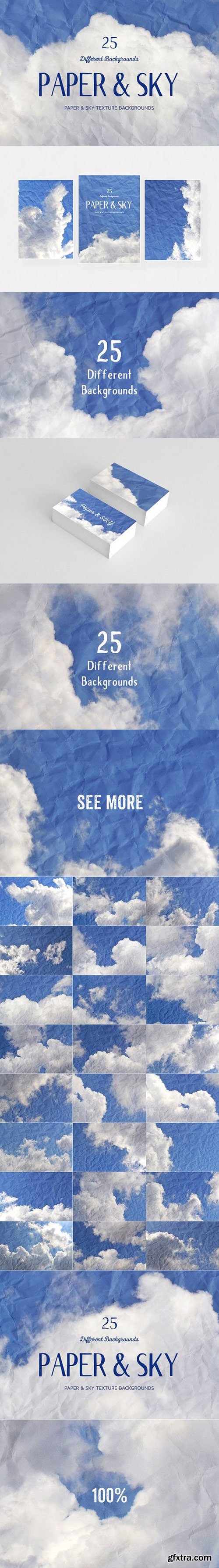 25 Paper SKY Backgrounds 1323070