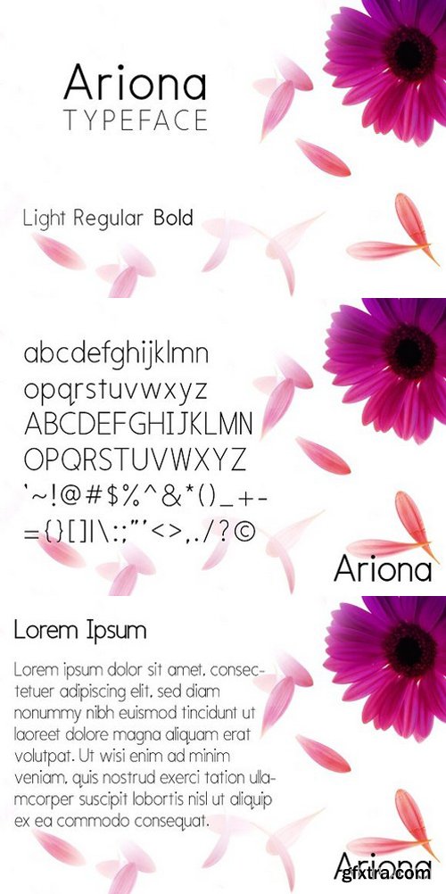 Ariona Font Family