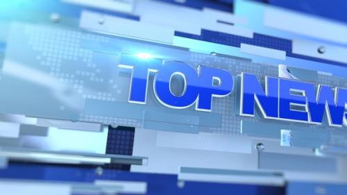 Videohive - Top News Opening Transition Blue - 36076905 - 36076905