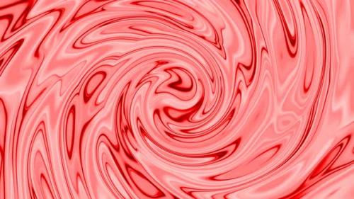 Videohive - Red Color Abstract Smooth Twisted Liquid Animated Background - 36076947 - 36076947