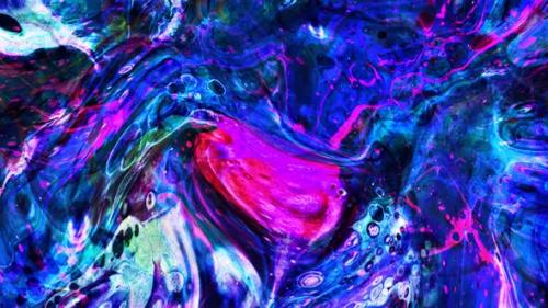 Videohive - Abstract Background Water Paint Marble Liquid Animation - 36077078 - 36077078