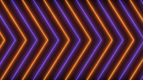 Videohive - Brown Purple Color Glowing Neon Line Moving Background Animation - 36077093 - 36077093