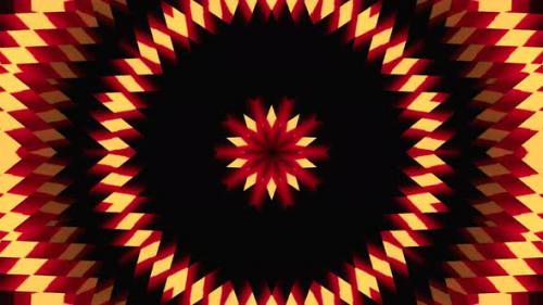 Videohive - line wave motion, color red circle shape, on a black background - 36077096 - 36077096