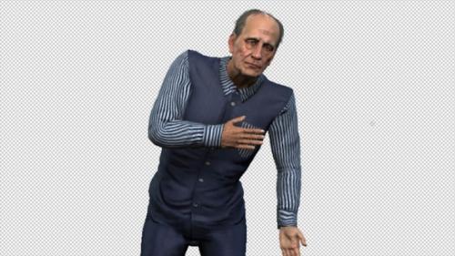 Videohive - Old Man Getting Heart Attack - 36077132 - 36077132