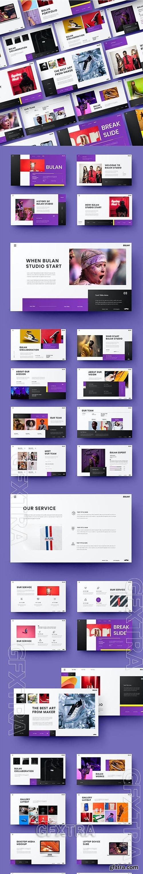 Bulan – Business Presentation Powerpoint, Keynote and Google Slides Templates 