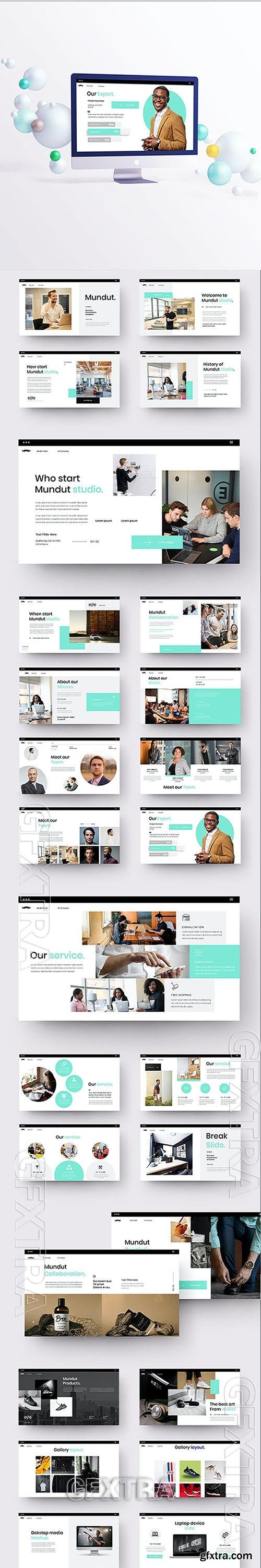 Mundut – Business Presentation Powerpoint, Keynote and Google Slides Templates