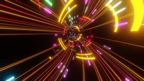 Videohive - Endless Hyper Jump On The Sparkling Tunnel 02 - 36080413 - 36080413