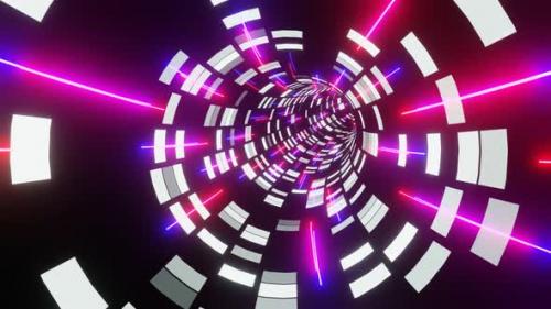 Videohive - Hyper Jump On The Abstract Vj Loops Tunnel 02 - 36080418 - 36080418