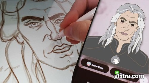 Easy Animation: Make Fun The Witcher GIF in Adobe Fresco