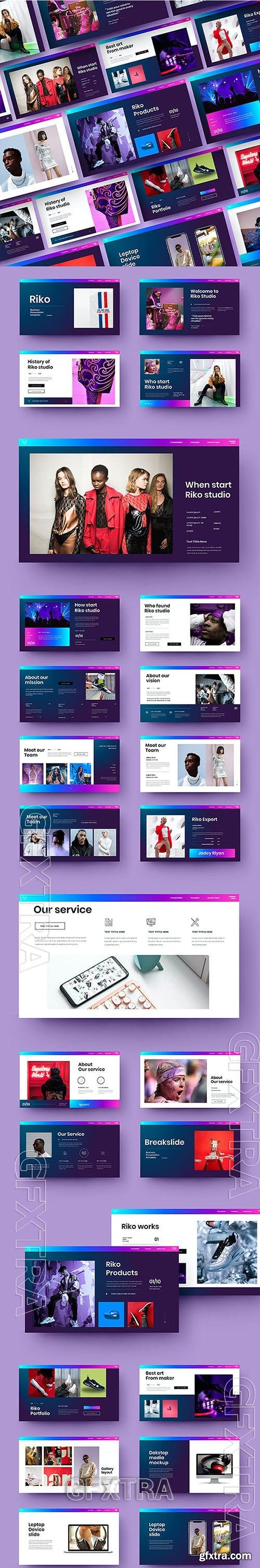 Riko – Business Presentation Powerpoint, Keynote and Google Slides Templates