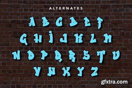 SplashArt - Graffiti Display Font