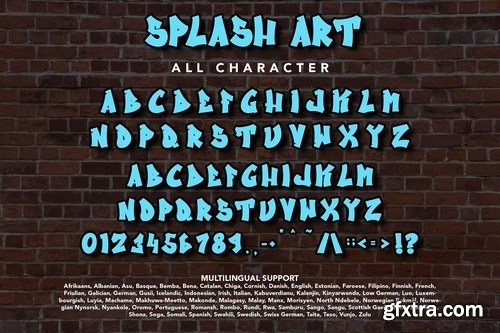 SplashArt - Graffiti Display Font