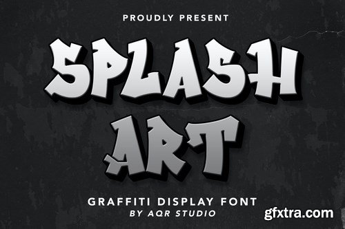 SplashArt - Graffiti Display Font