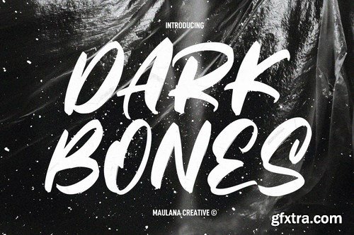 Darkbones Handwritten Display Font