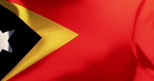 Videohive - Timor Leste - Flag - 4K - 36075567 - 36075567