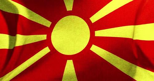 Videohive - North Macedonia - Flag - 4K - 36075568 - 36075568