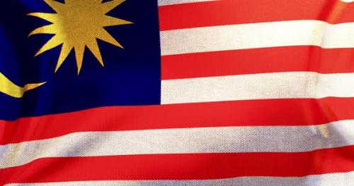 Videohive - Malaysia - Flag - 4K - 36075569 - 36075569