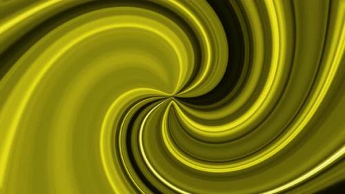 Videohive - Yellow Color Abstract Silky Spiral Twirl Motion Background - 36076795 - 36076795