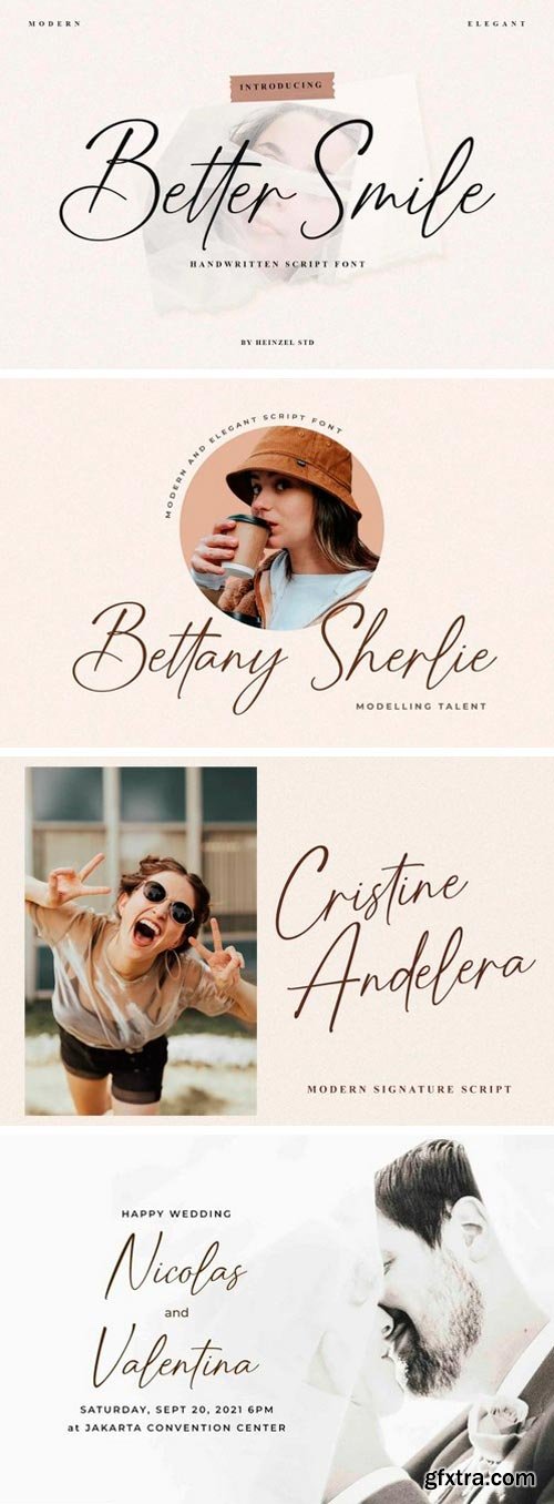 Better Smile Script Font