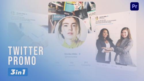 Videohive - Twitter Promo | 3 in 1 - 35520070 - 35520070