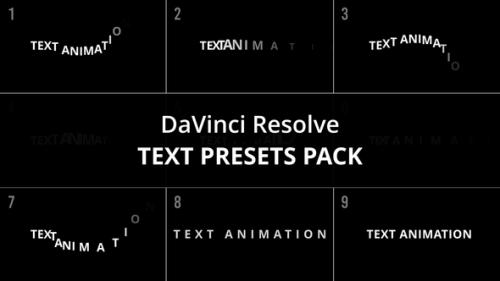 Videohive - Text Presets Pack - 36061116 - 36061116