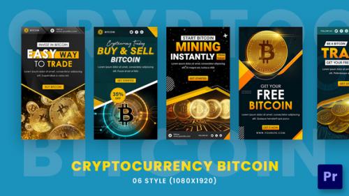 Videohive - Cryptocurrency Bitcoin Stories Pack For Premiere Pro - 36103830 - 36103830