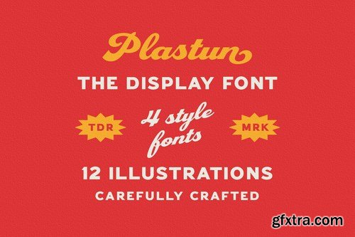 Plastun - Vintage Display Font