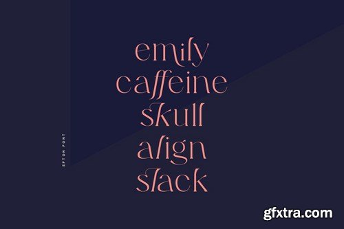 Efton Serif Font