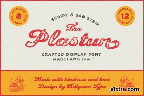 Plastun - Vintage Display Font