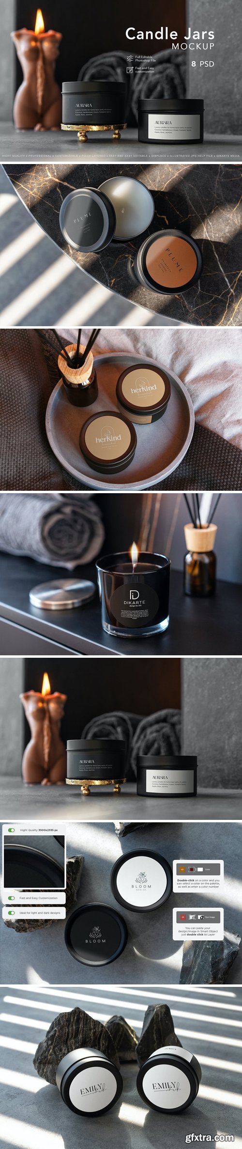 Candle Jar MockUp