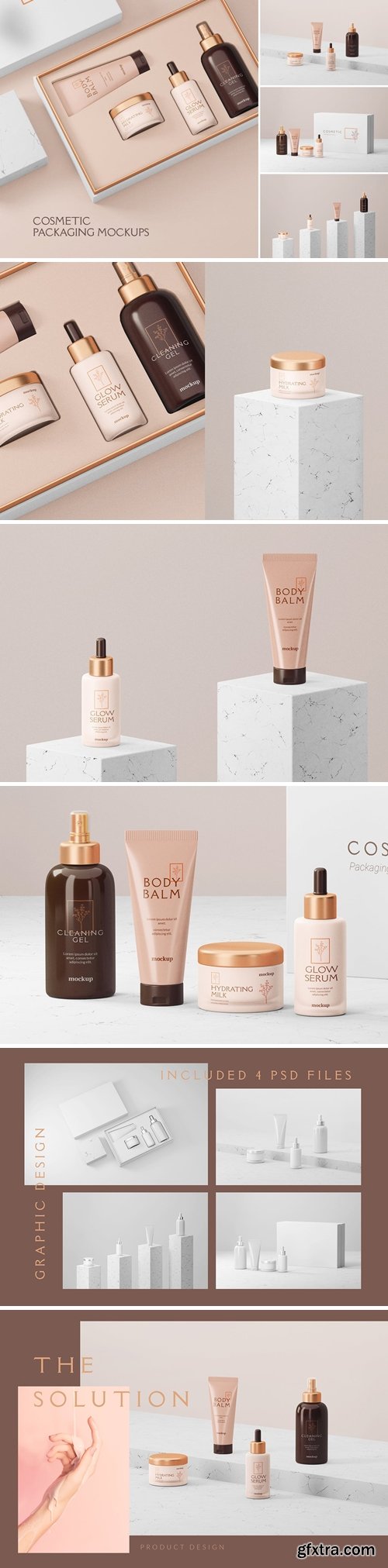 Cosmetic Packaging Mockups