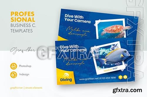 Ocean Diving Business Card Templates 87KNHAL