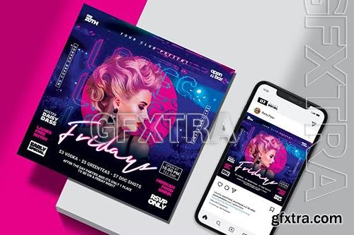 Night Club Flyer Template 5V33L2T