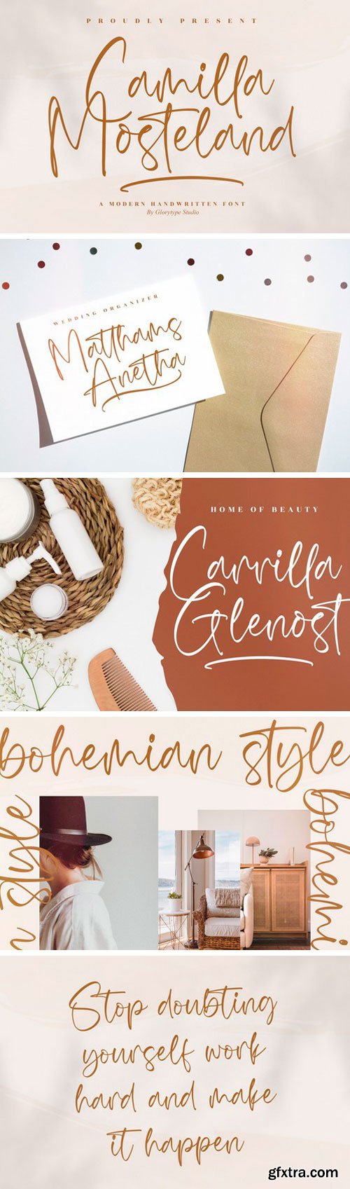 Camilla Mosteland Handwritten Font