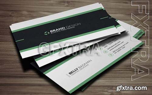 Modren Creative Green Color Business Card Design Vol 90 Corporate Identity o94494